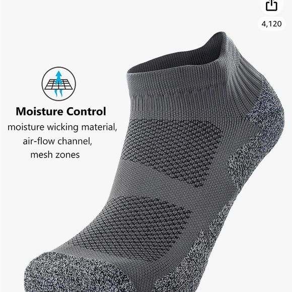 NWT CWVLC compression athletic ankle socks 3 pack - Picture 7 of 9